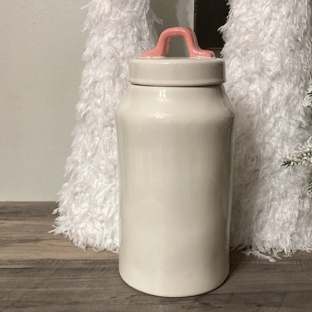 Rae Dunn TALL bunny love CANISTER NIP